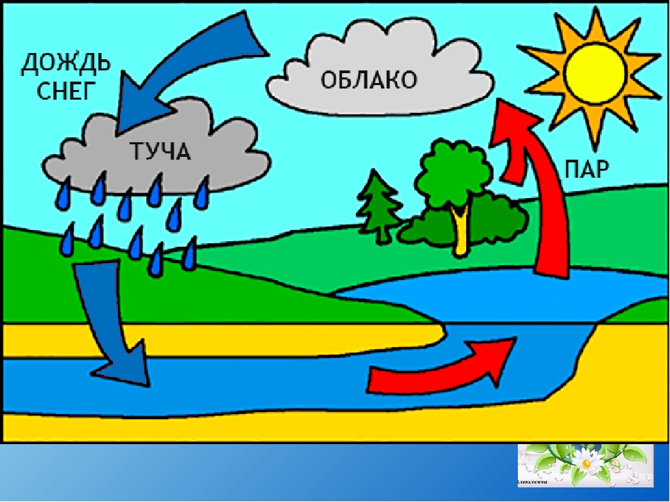 Круговорот погоды. Схема круговорота воды в природе 3 класс рисунок окружающий мир. Круговорот воды в природе схема для дошкольников. Нарисовать схему круговорота воды в природе. Круговорот воды в природе схема для детей 1 класса.